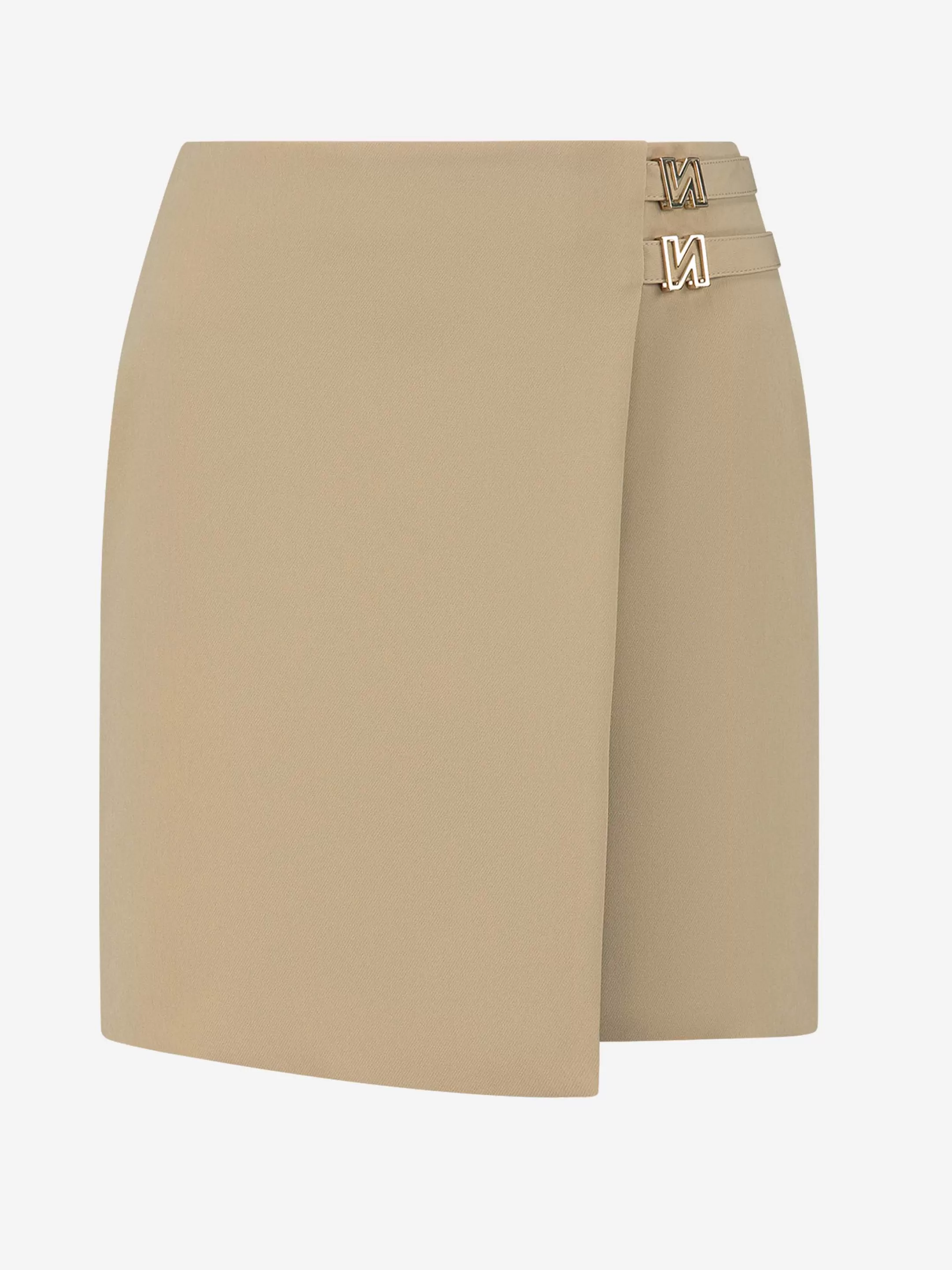 Flash Sale NIKKIE Mini skirt with N slides Latte