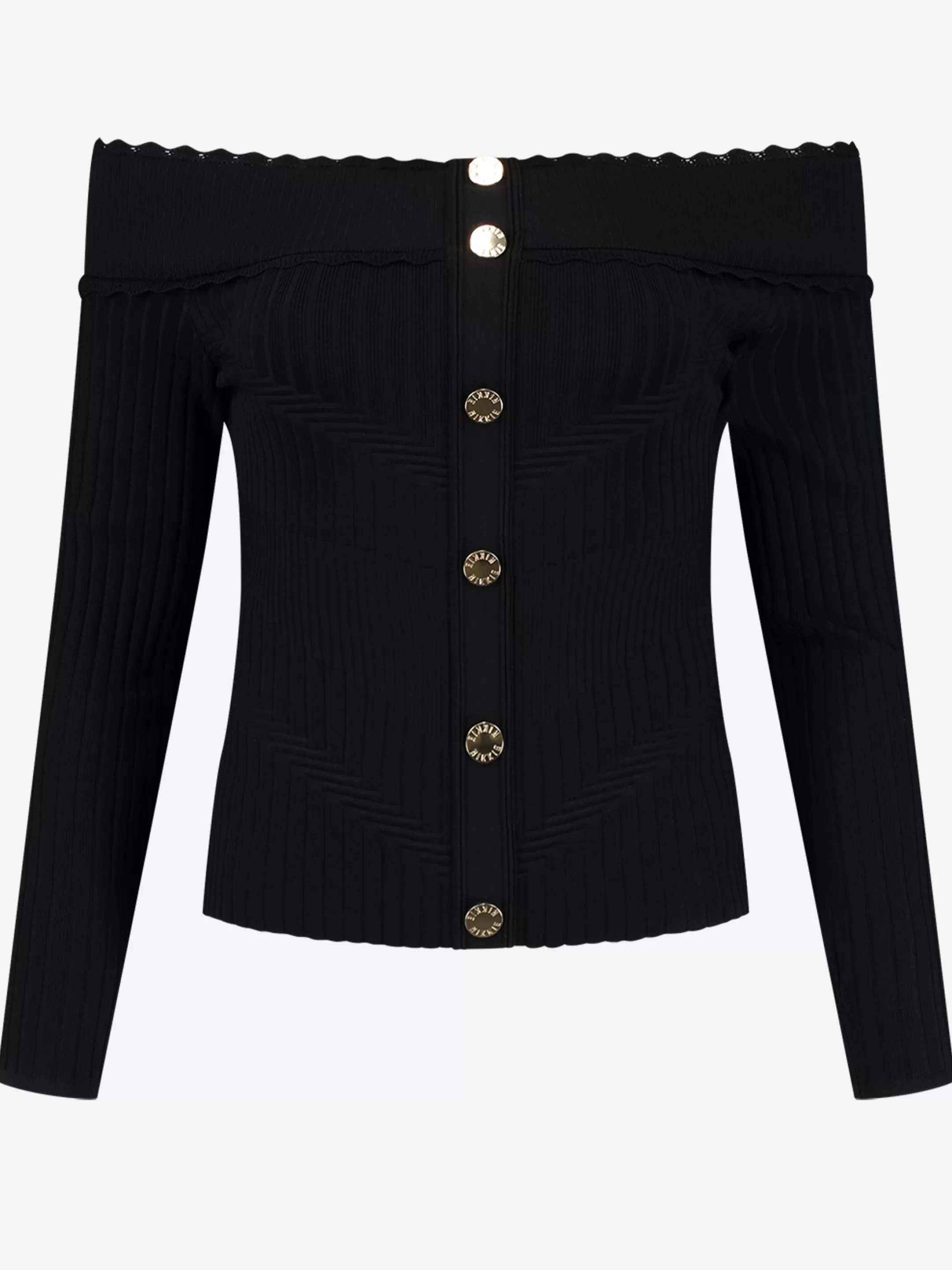 Outlet NIKKIE Off shoulder top Black