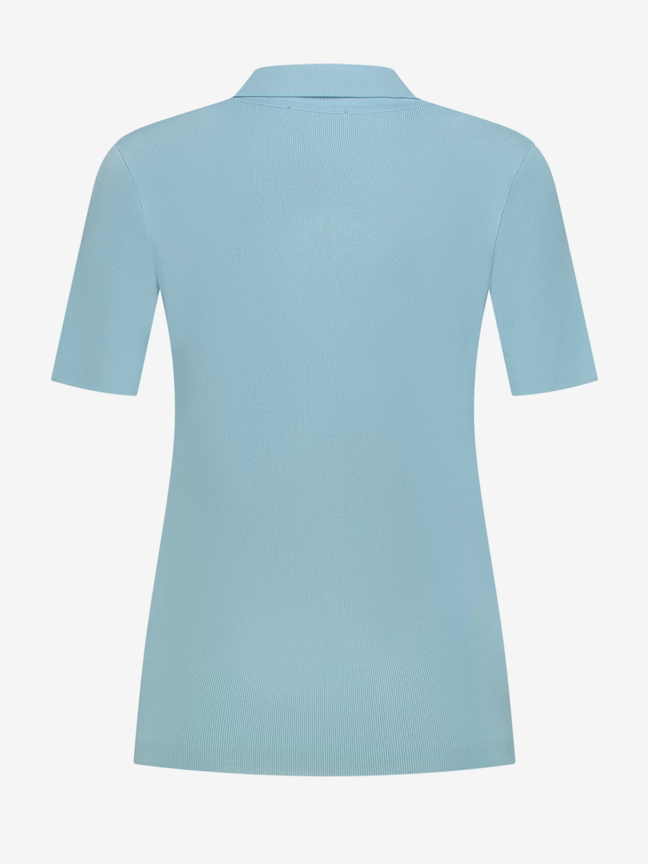 Fashion NIKKIE Polo top with short sleeves Light Blue