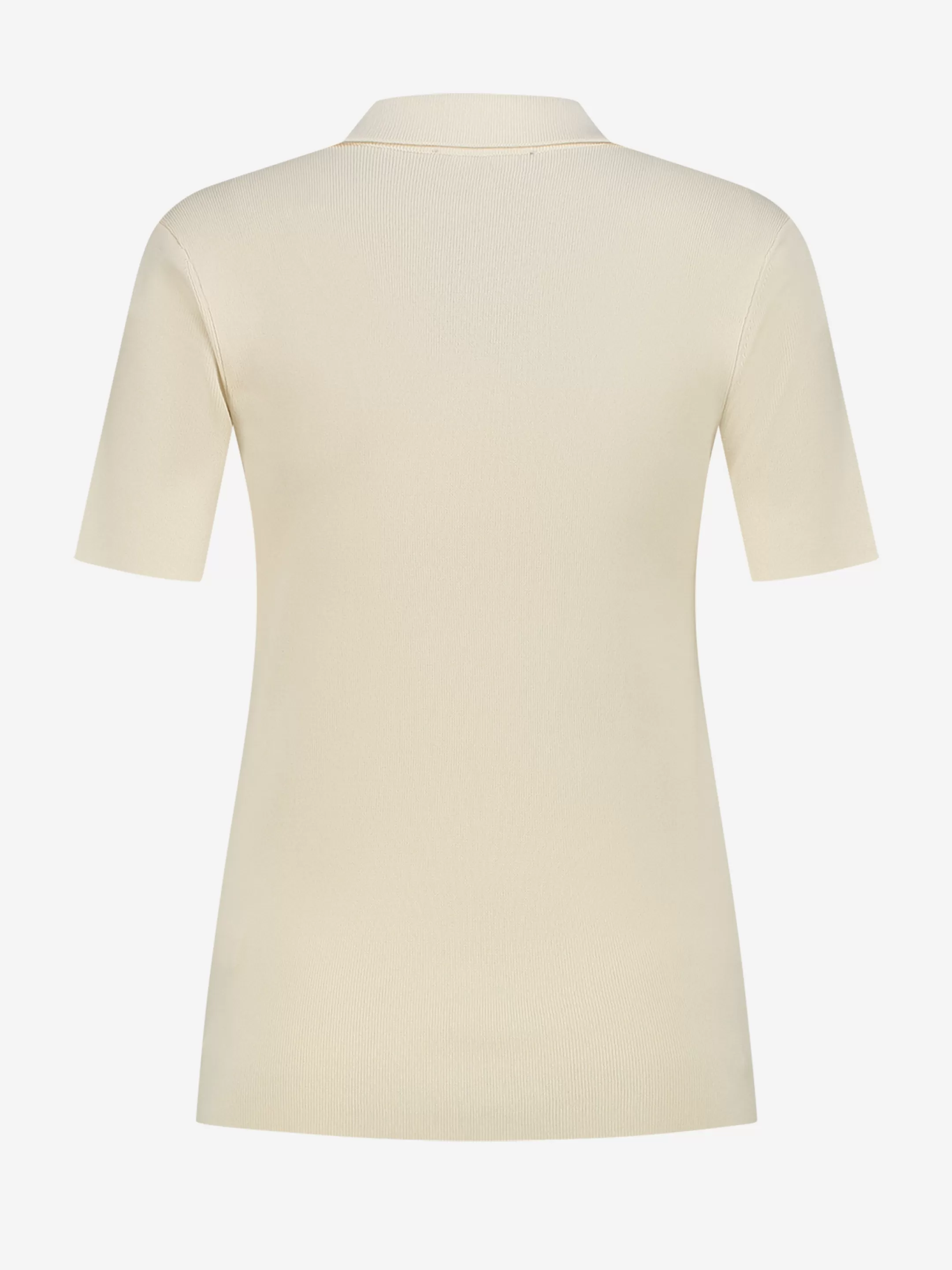 Discount NIKKIE Polo top with short sleeves Pearl