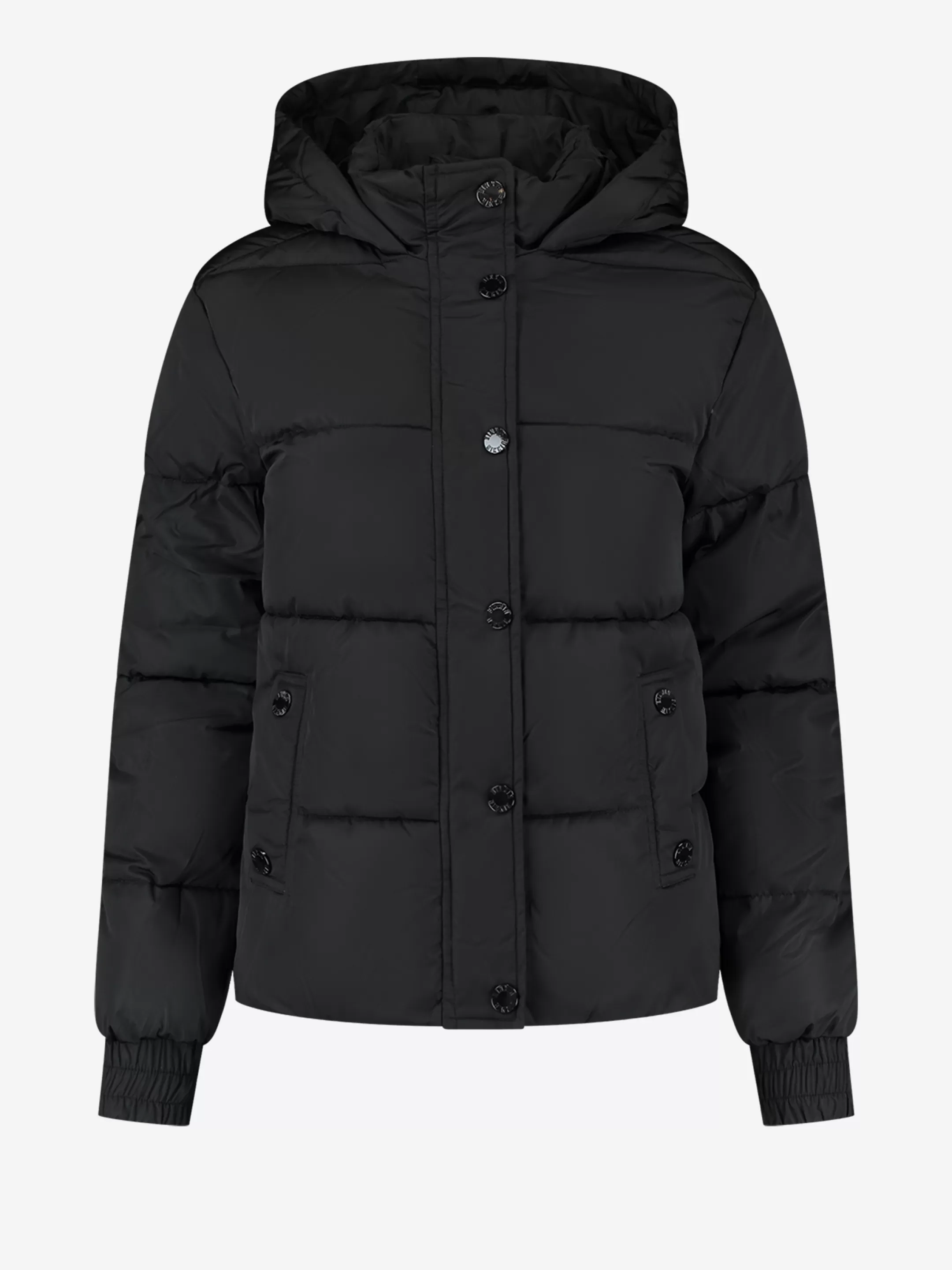 Outlet NIKKIE Puffer Coat with hood Black