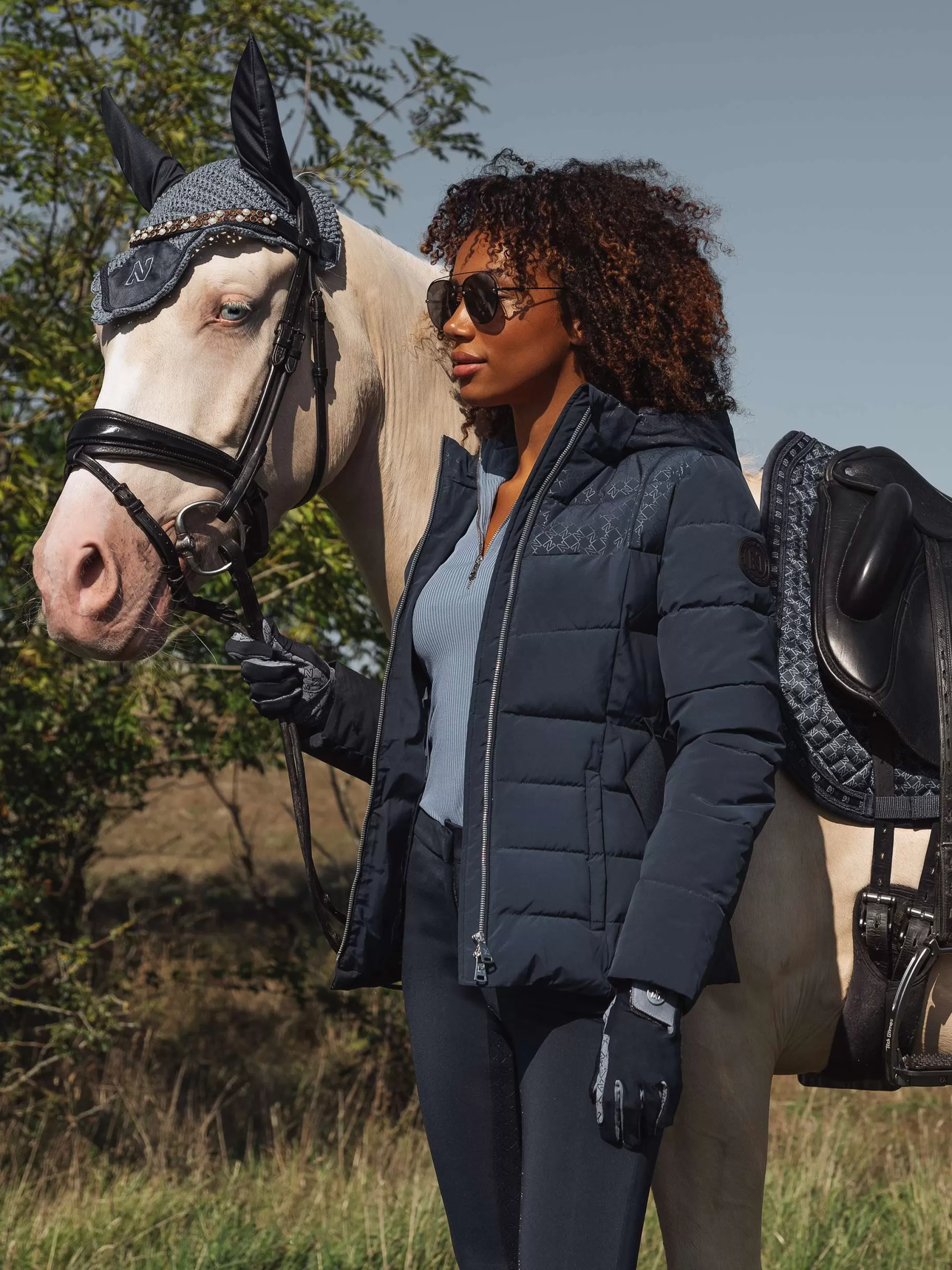 Online NIKKIE Puffer jacket Midnight Blue
