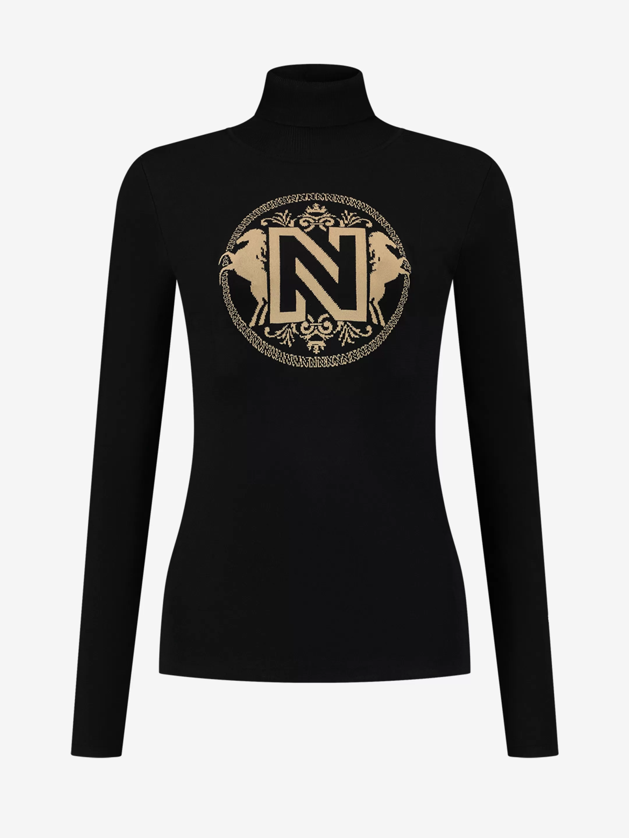 Sale NIKKIE Pullover with turtle neck Black