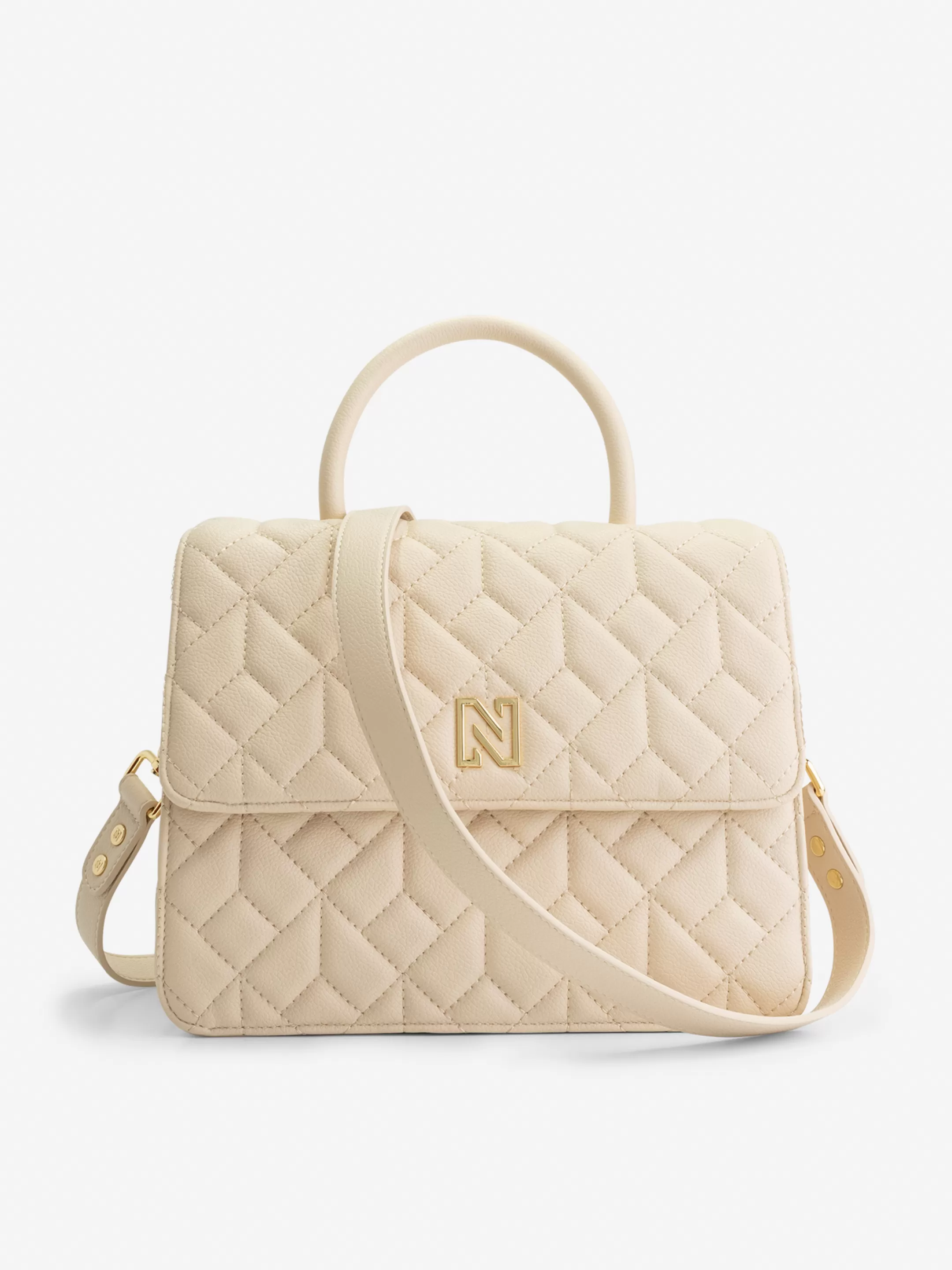 Outlet NIKKIE Quilted handbag Cream