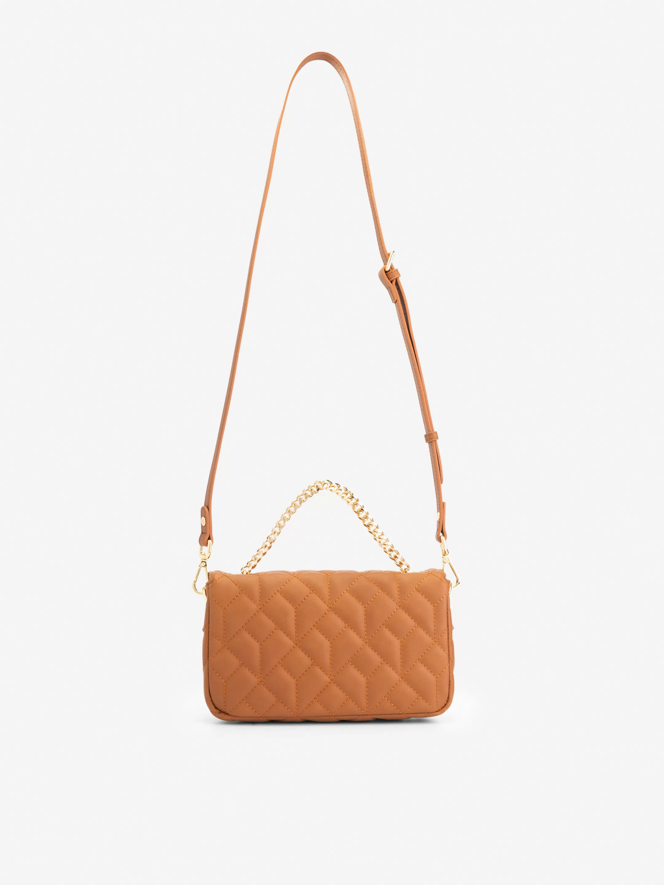 Cheap NIKKIE Quilted shoulder bag with chain Autumn Brown
