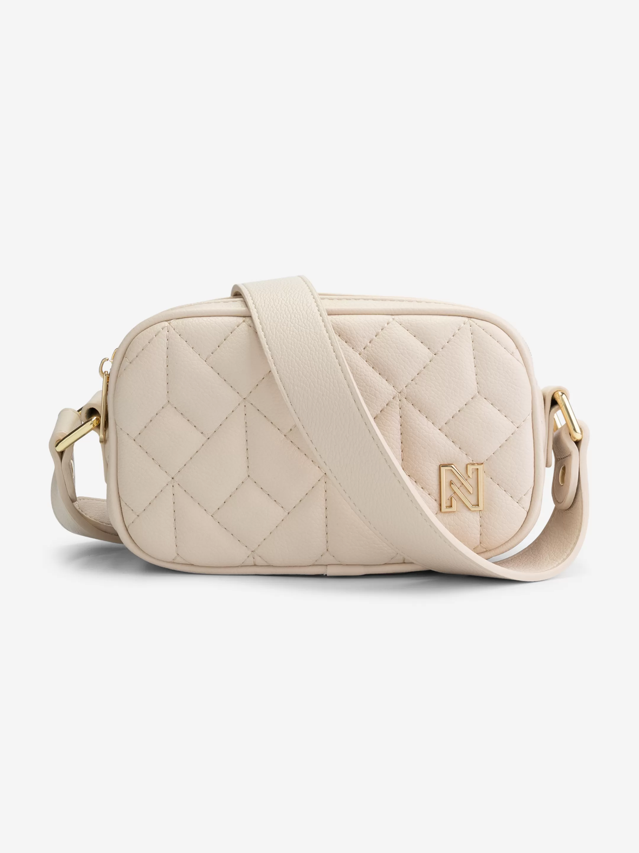 Sale NIKKIE Quilted shoulderbag Pearl/Gold
