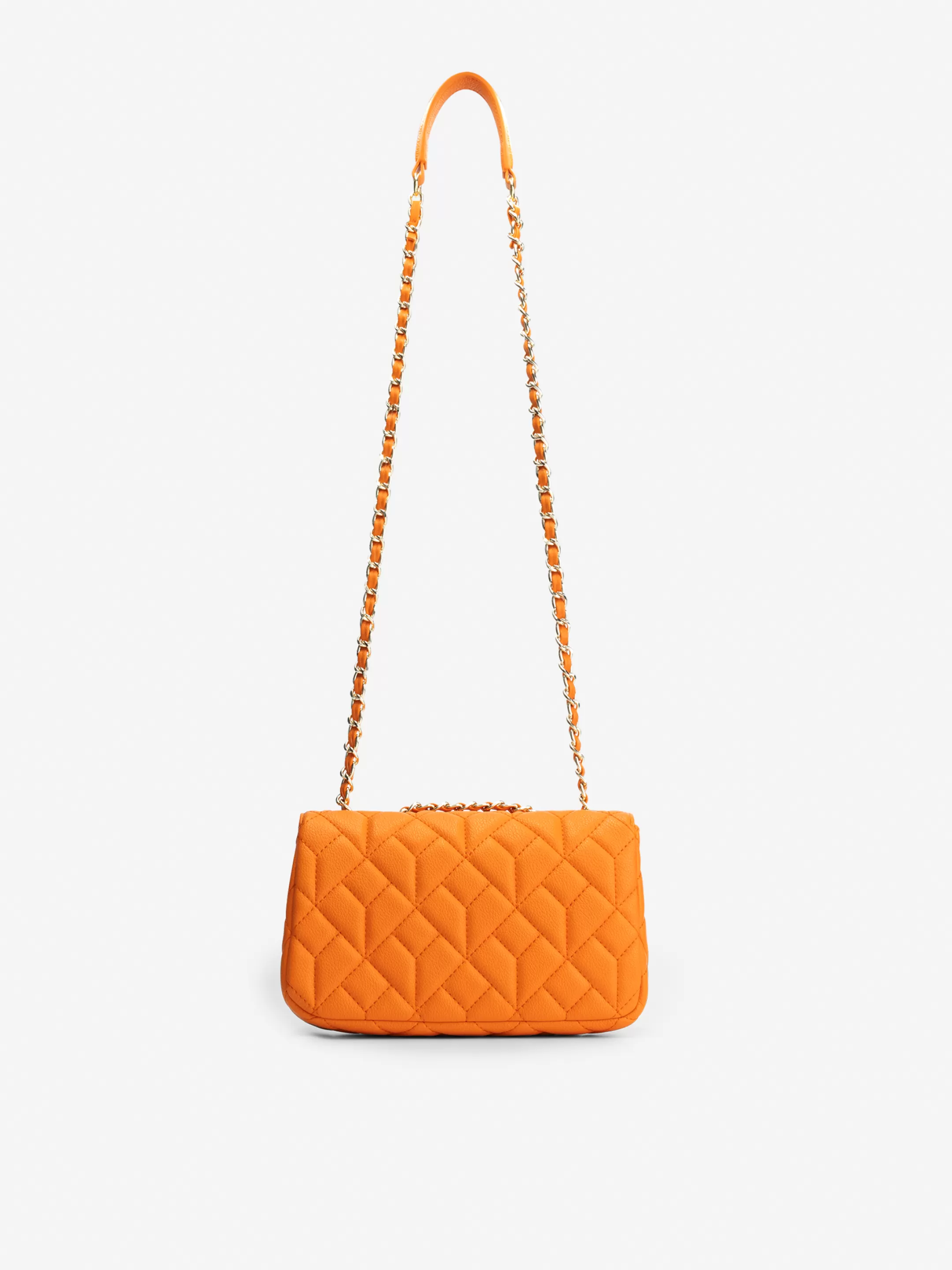 Sale NIKKIE Quilted shoulderbag with chain Sun Orange