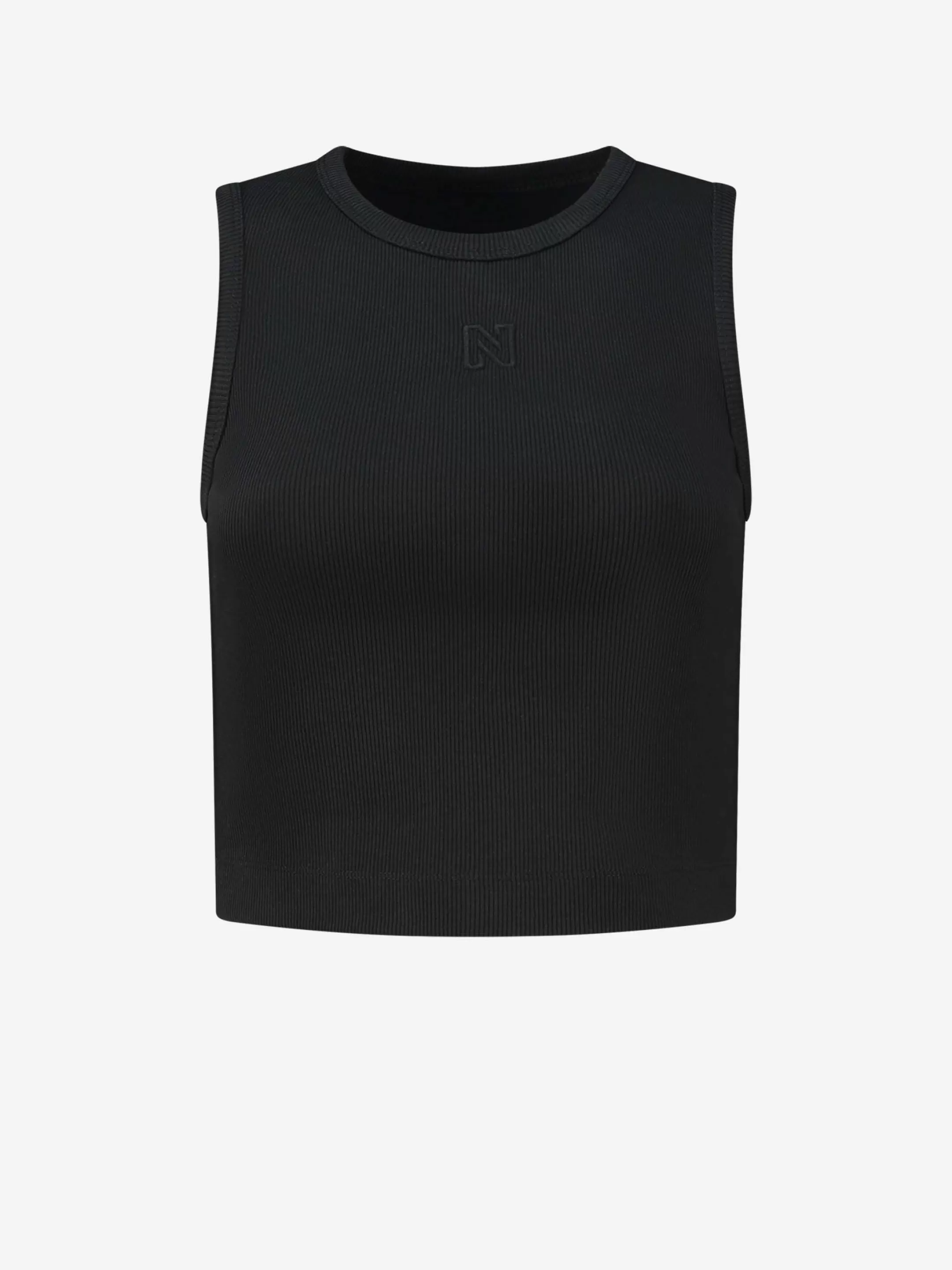 Sale NIKKIE Rib top Black