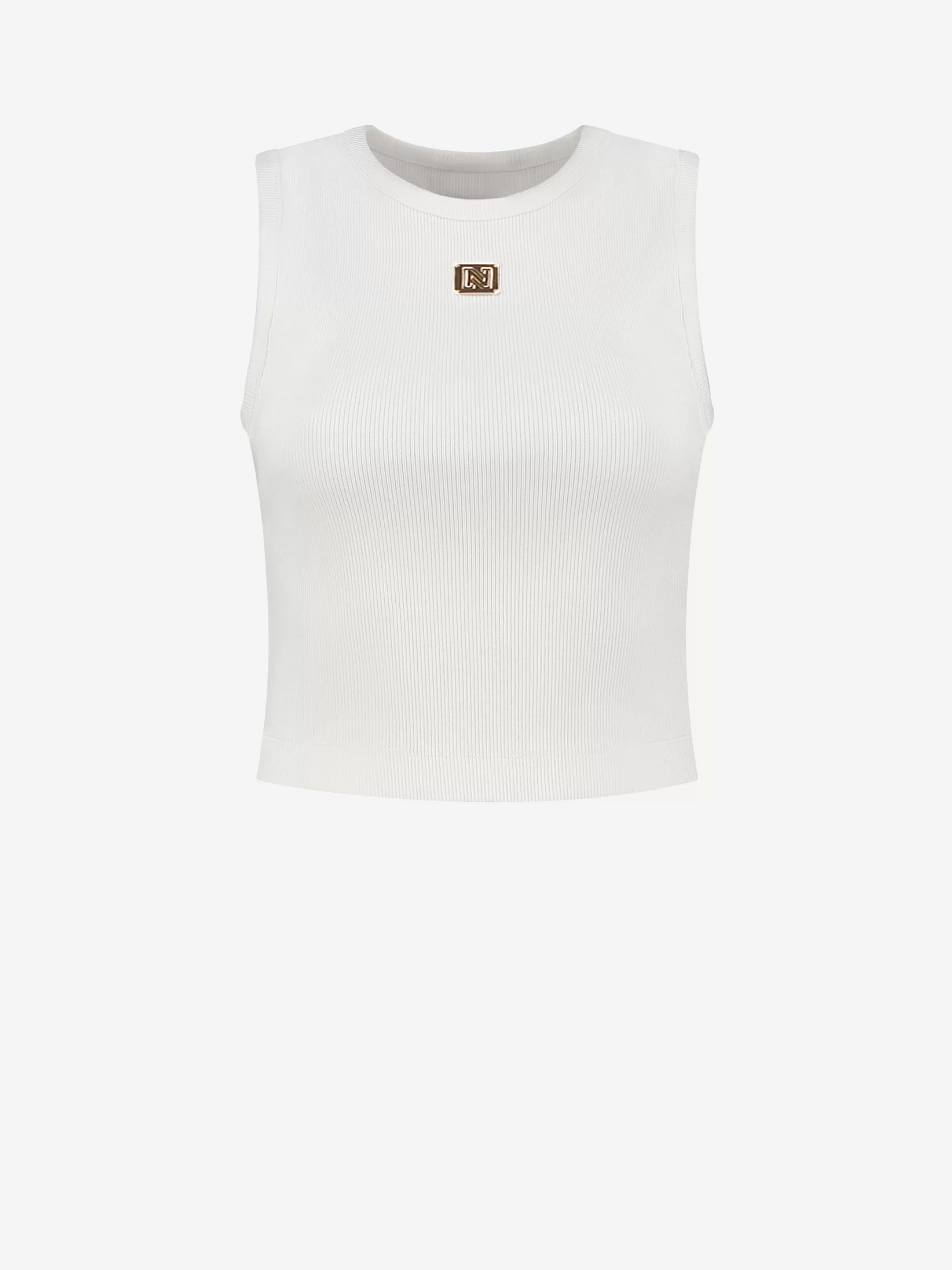 Hot NIKKIE Ribbed tank top Star White