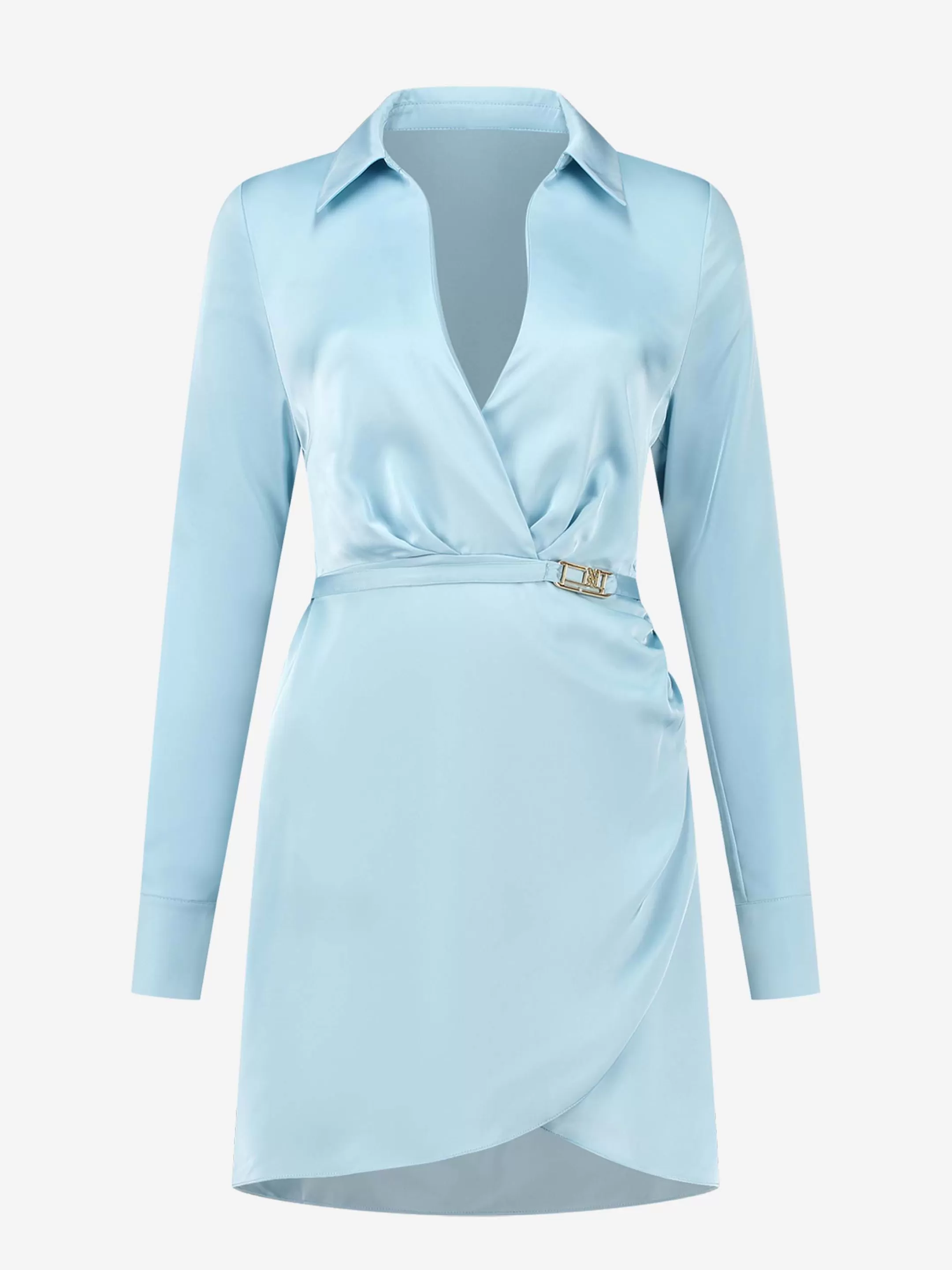Flash Sale NIKKIE Satin look dress Light Dresden Blue