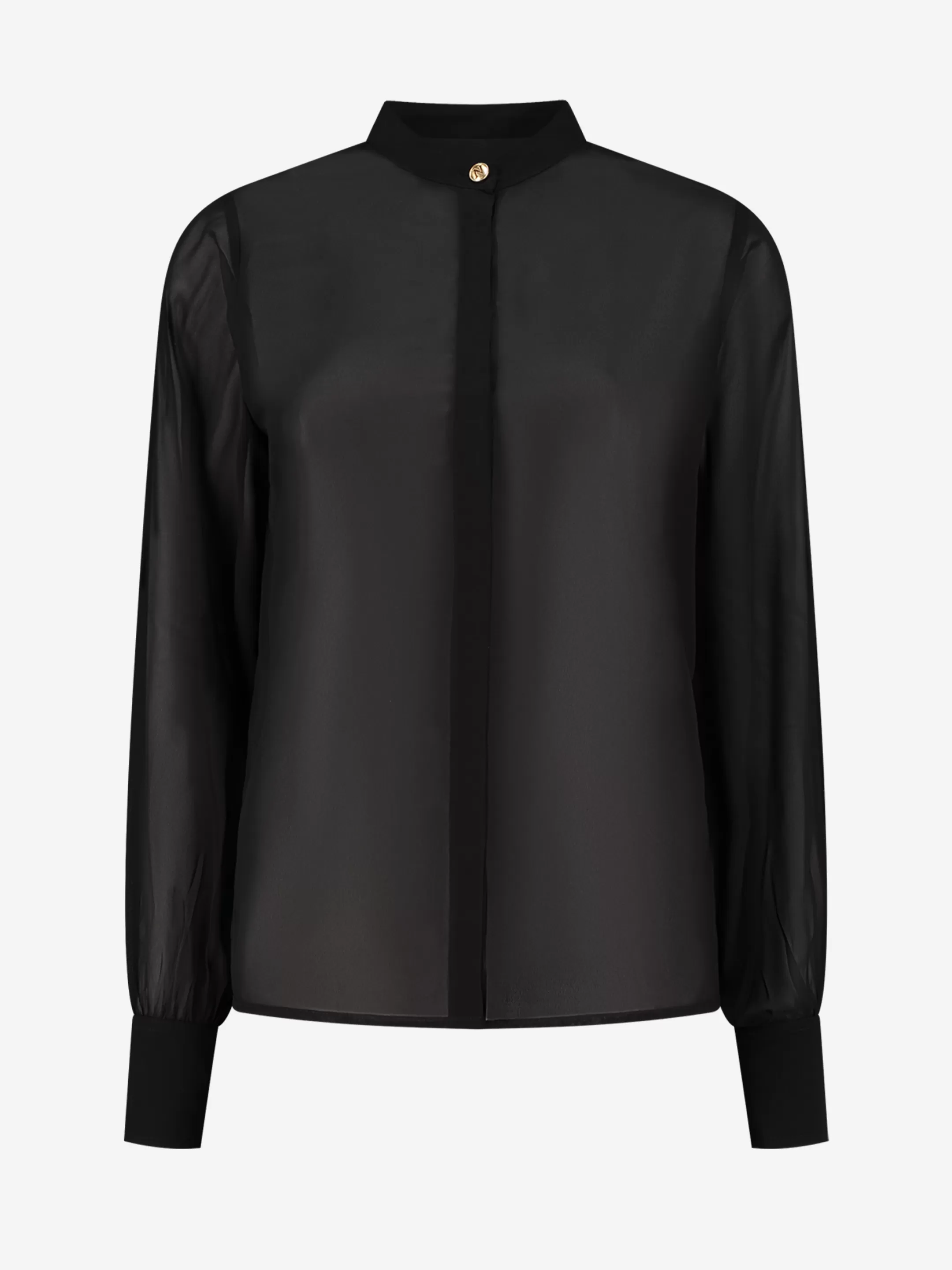 Outlet NIKKIE Semi-transparent Blouse Black