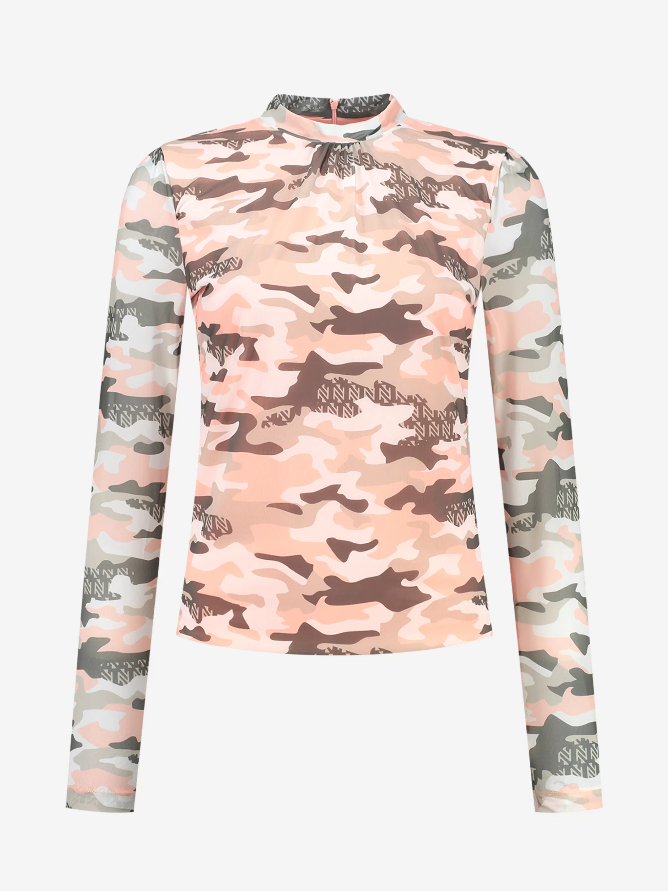 Cheap NIKKIE Semitransparent Fitted top Peach
