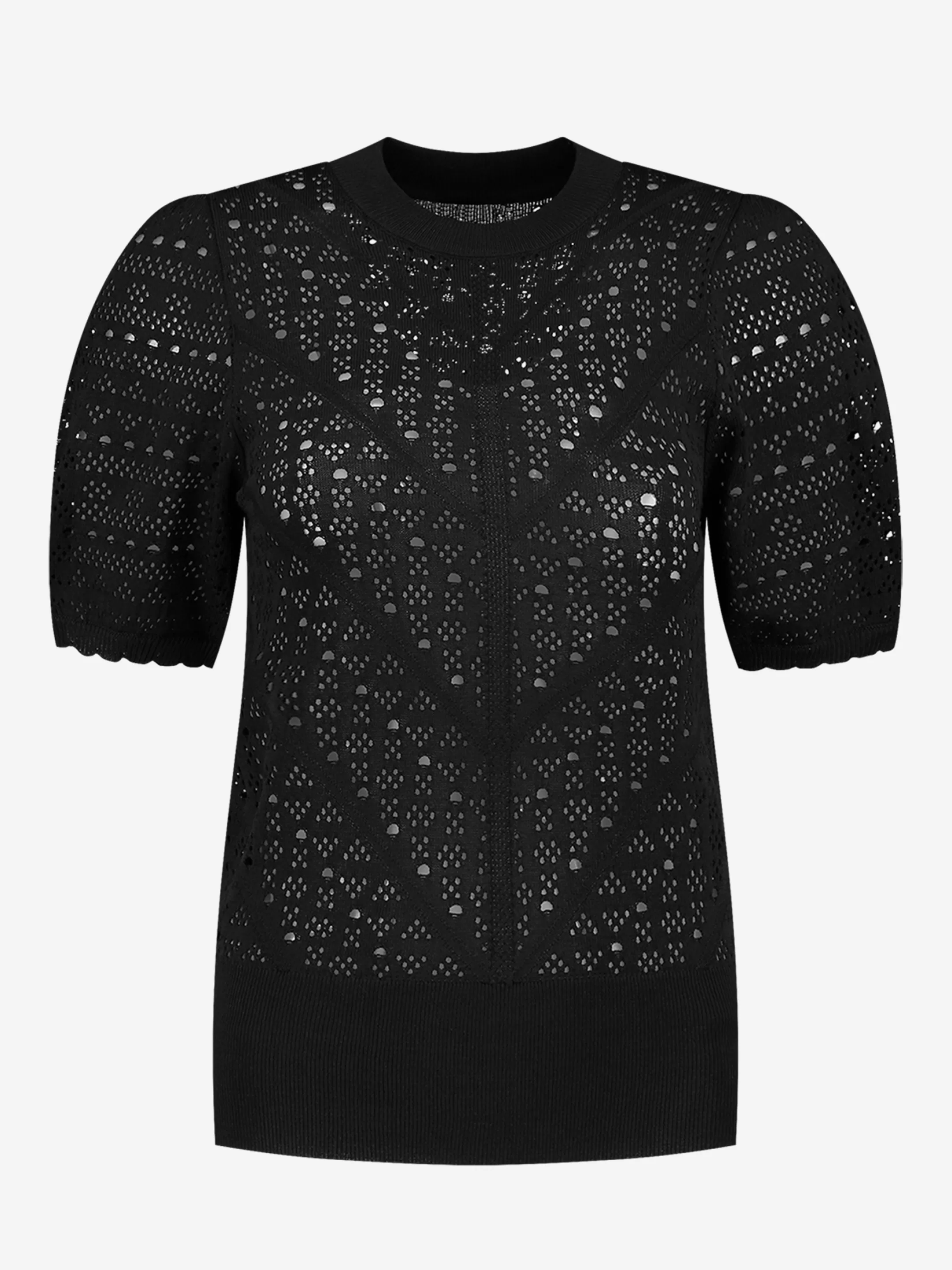 Flash Sale NIKKIE Semitransparent top Black