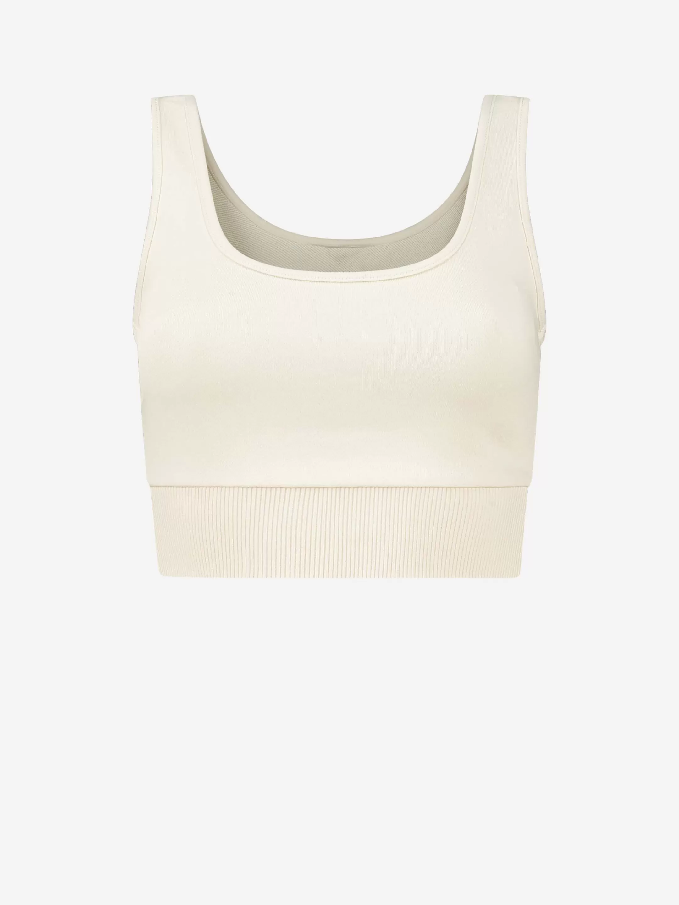 Outlet NIKKIE Short fitted top Star White