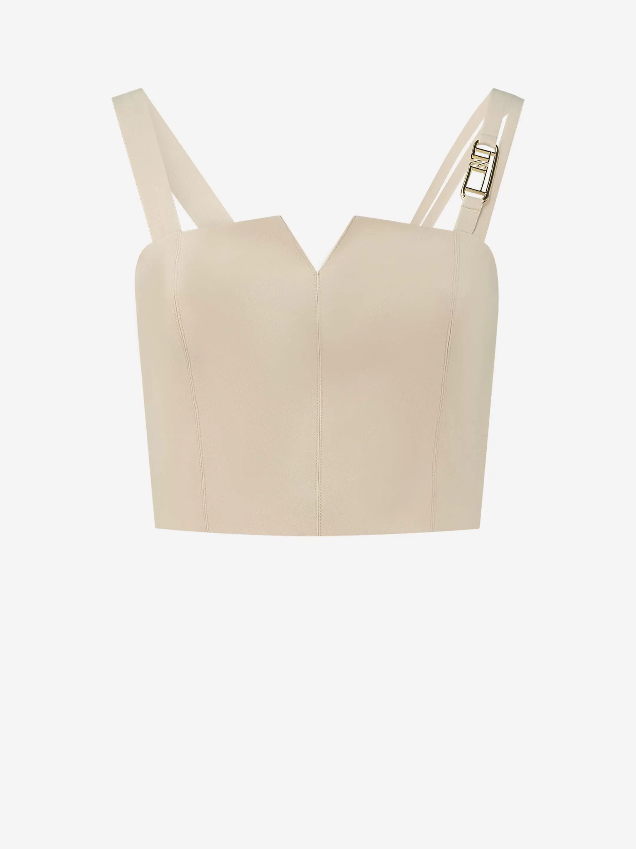 Clearance NIKKIE Short Fitted top with straps Dust