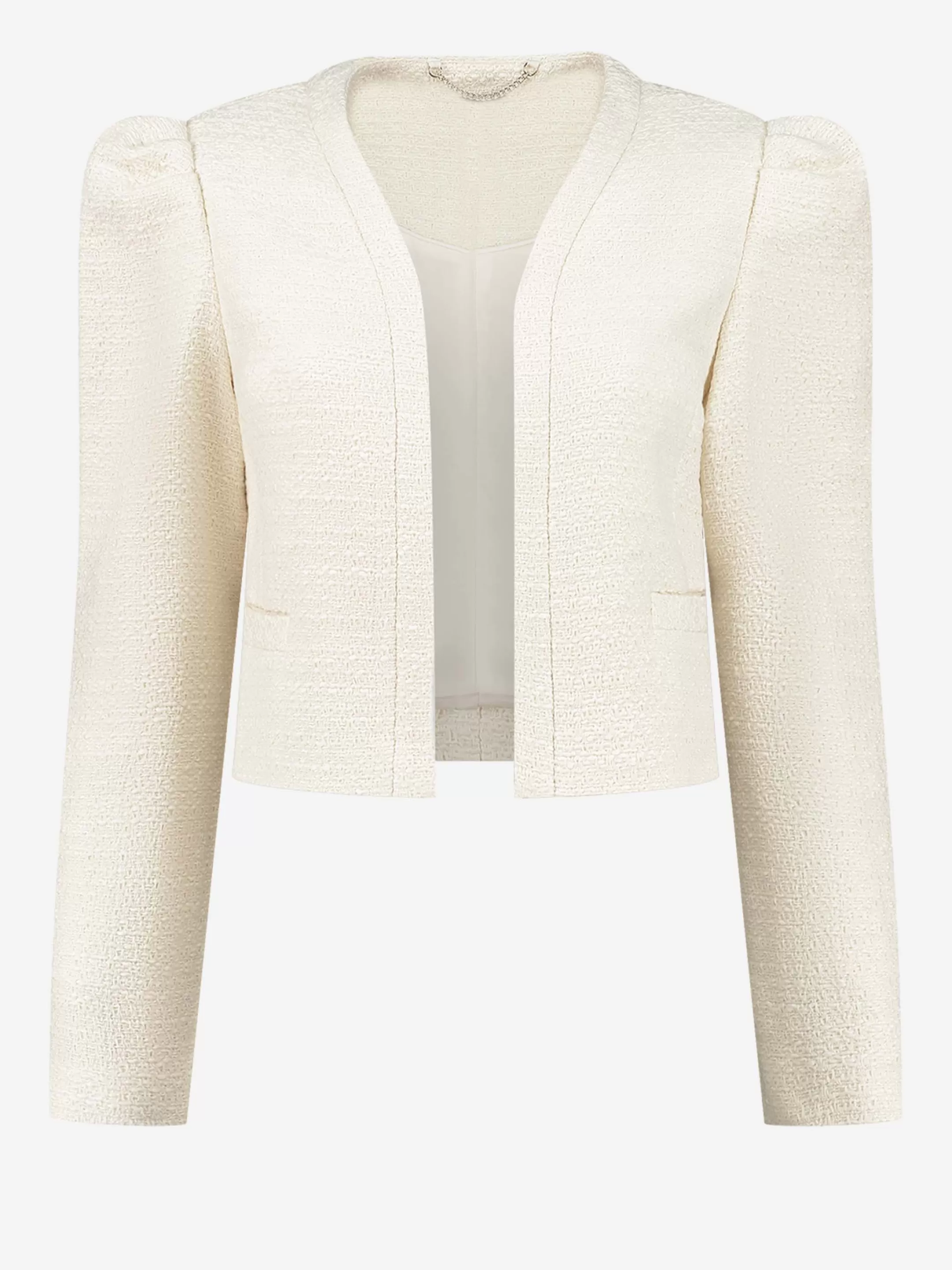 Discount NIKKIE Short tweed blazer Pearl
