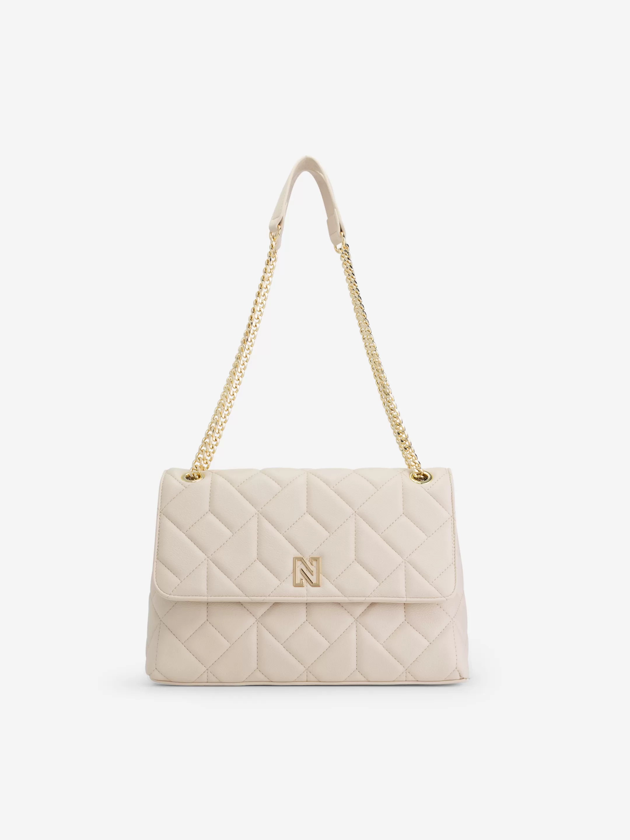 Hot NIKKIE Shoulderbag with chain Pearl/Gold