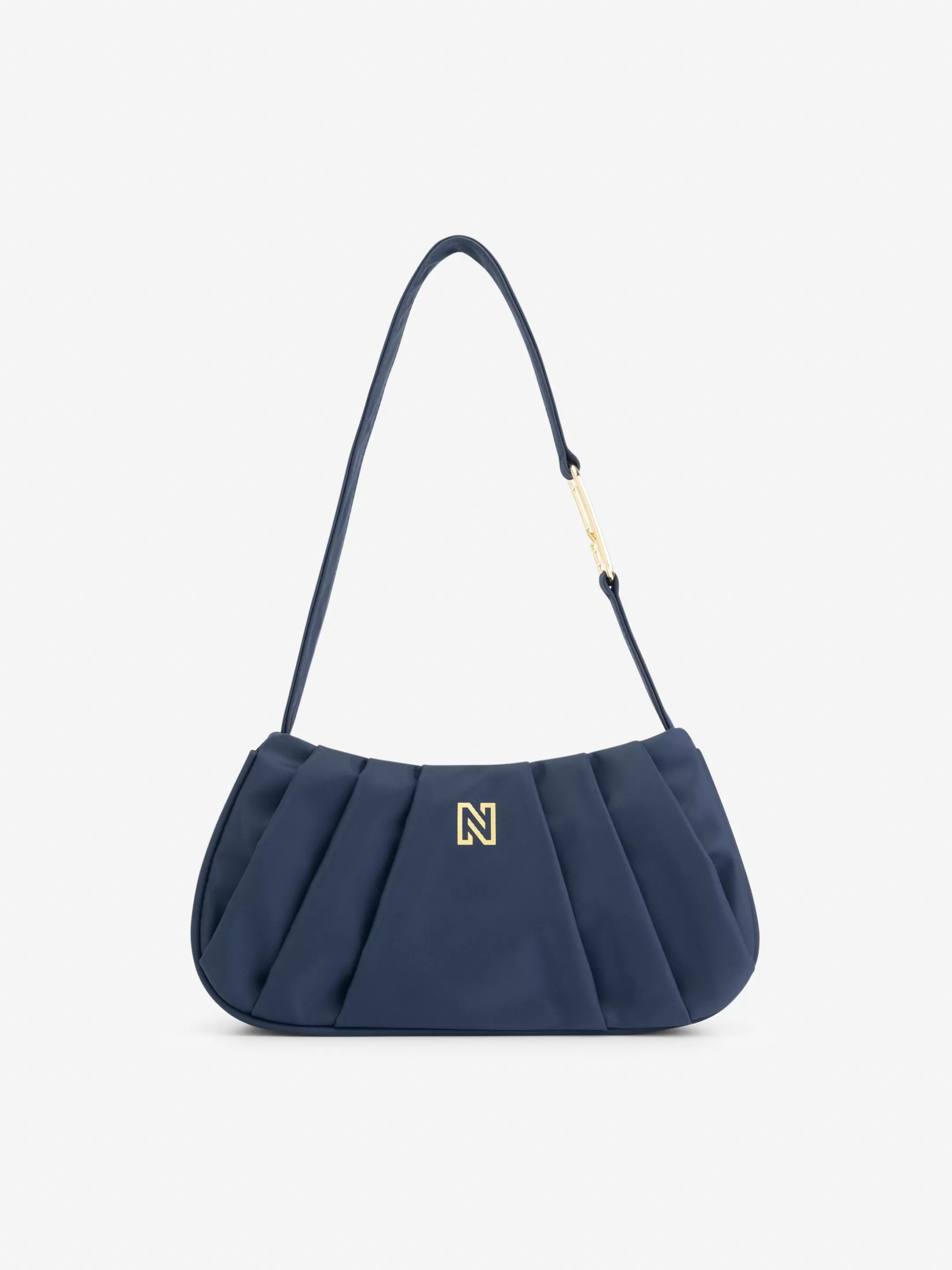 Sale NIKKIE Shoulderbag with N logo plate Deep blue