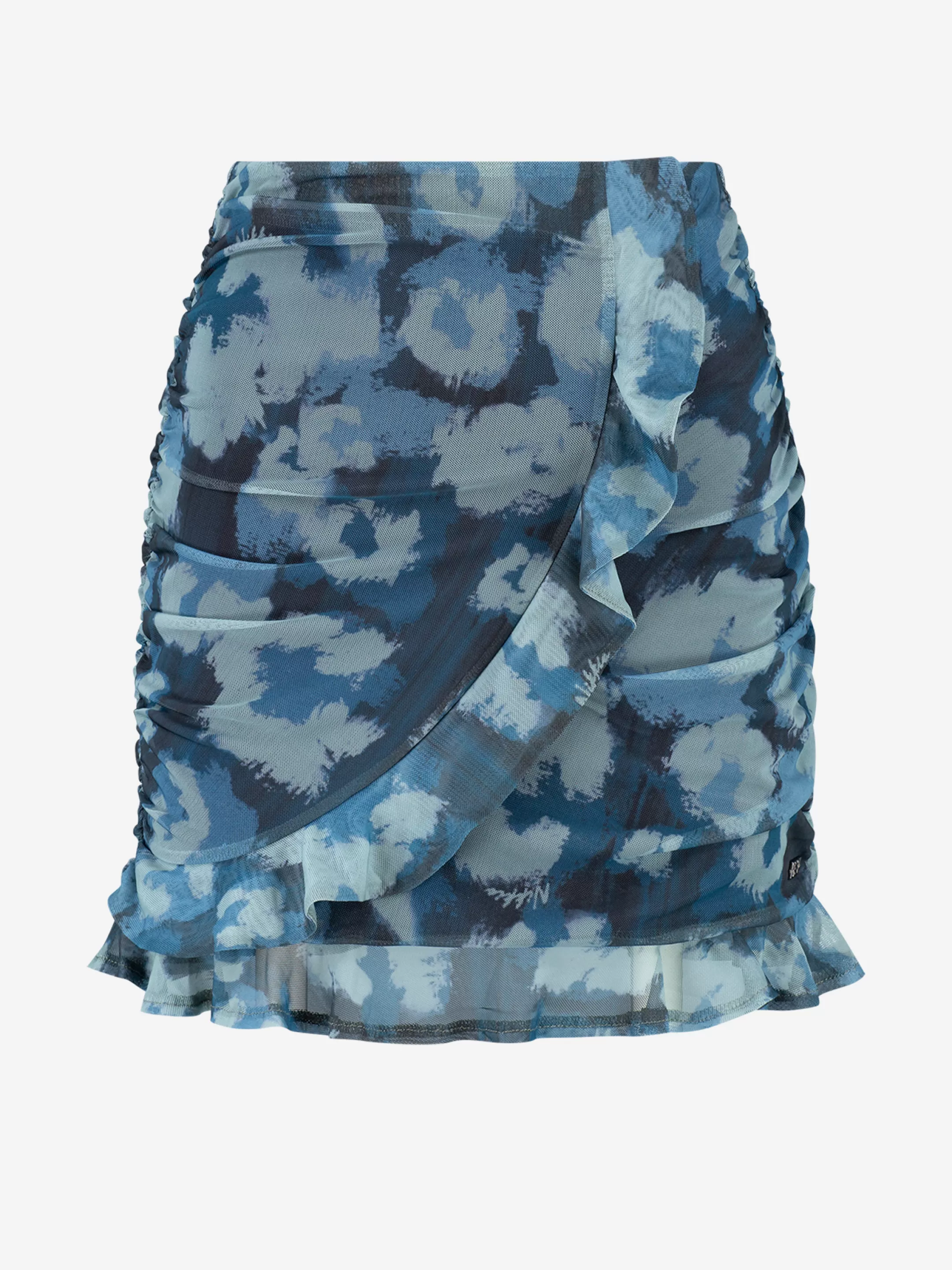 Discount NIKKIE SKIRT WITH RUFFLES Navy