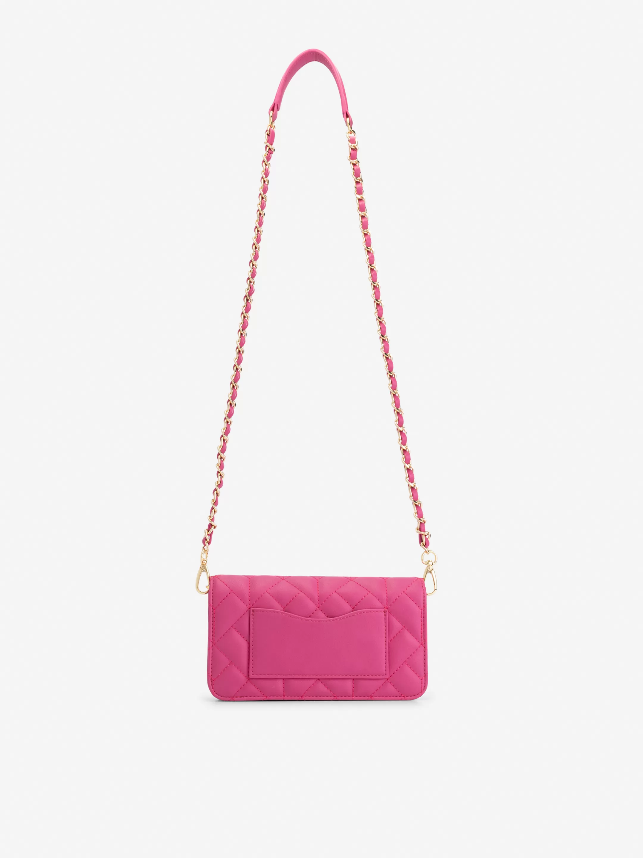 Outlet NIKKIE Small Quilted shoulder bag with chain Raspberry Rose
