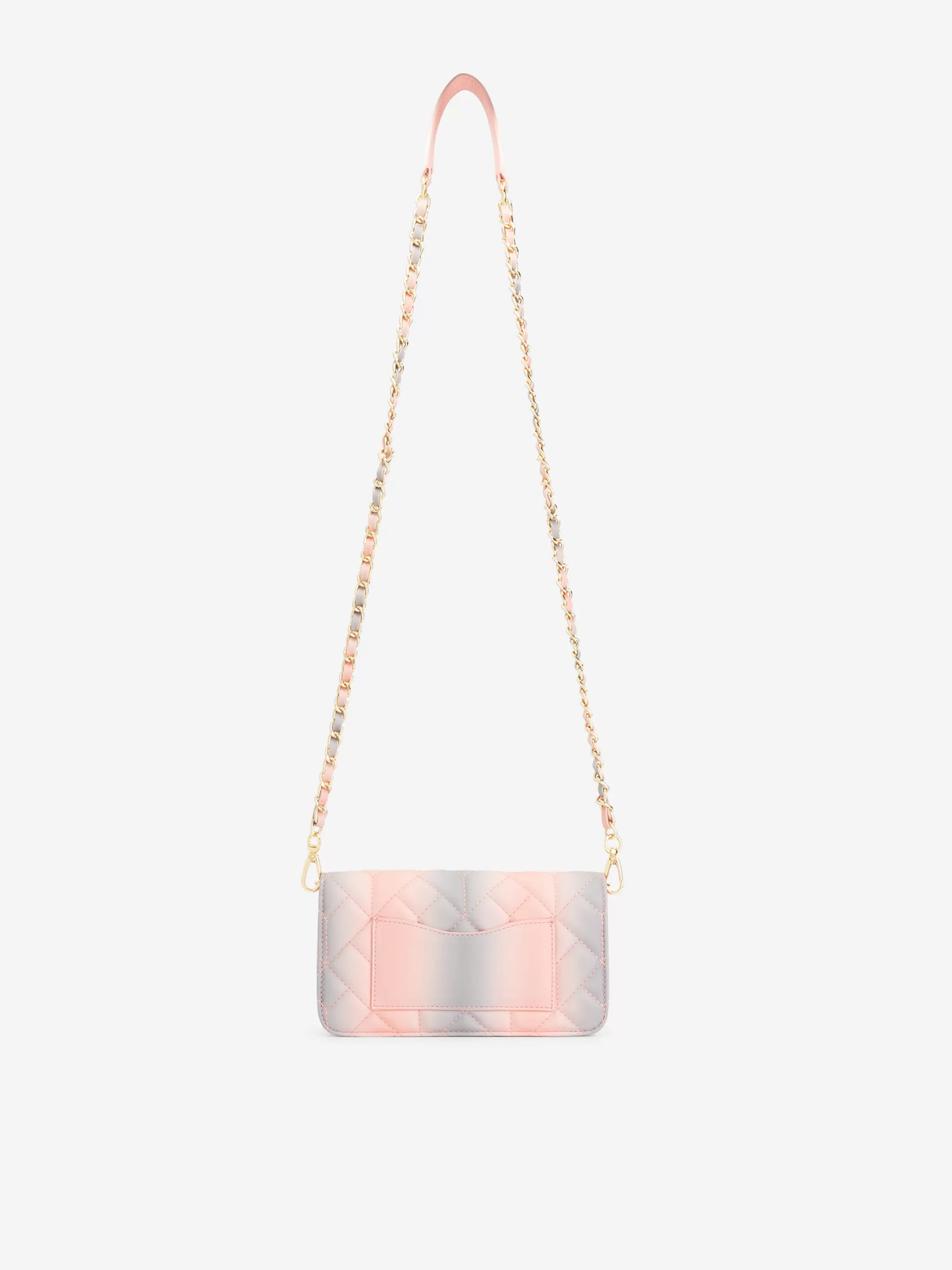 Cheap NIKKIE Small Quilted shoulder bag with chain Dust/Sun Orange