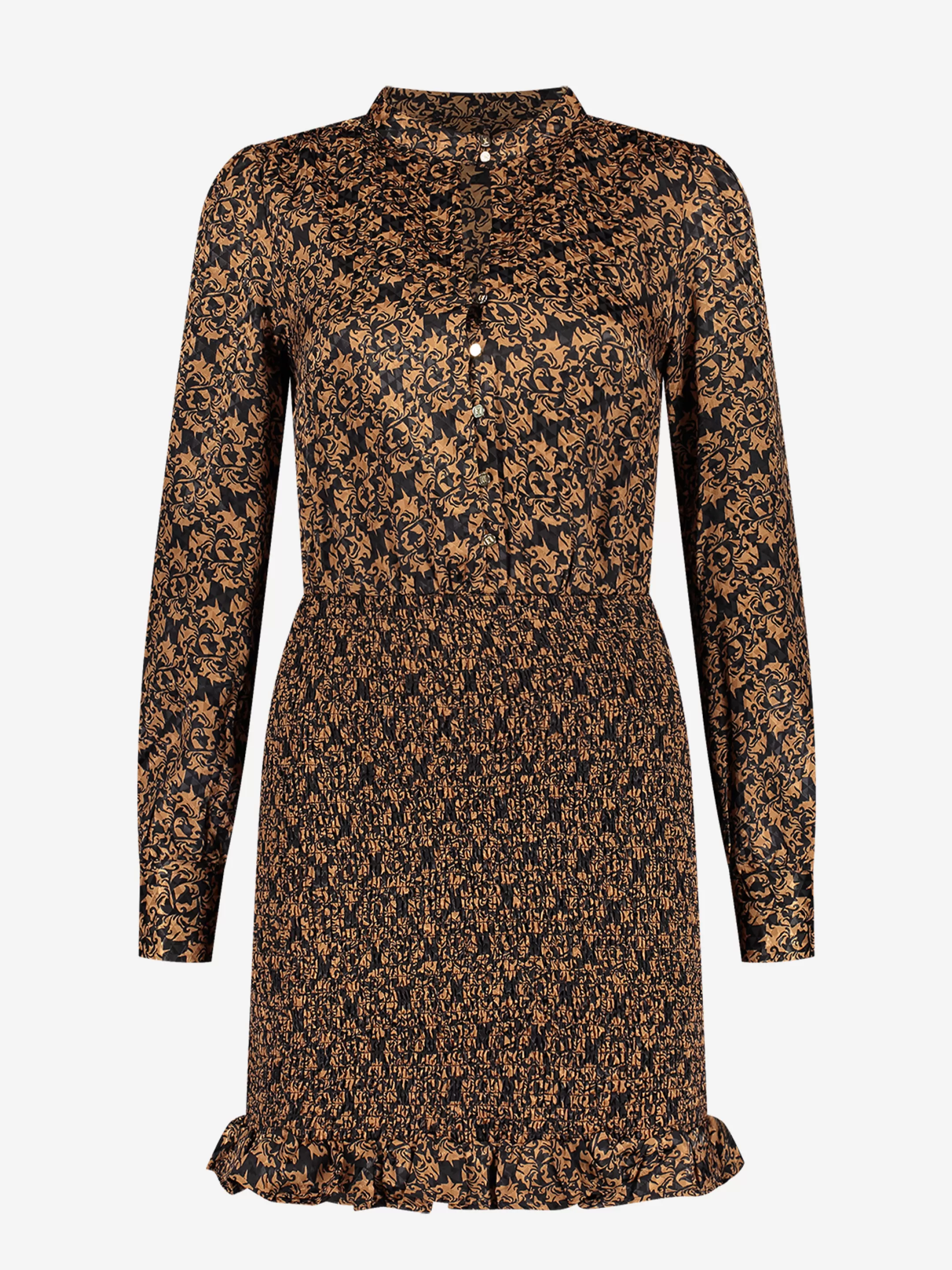 Online NIKKIE Smocked dress Autumn Brown