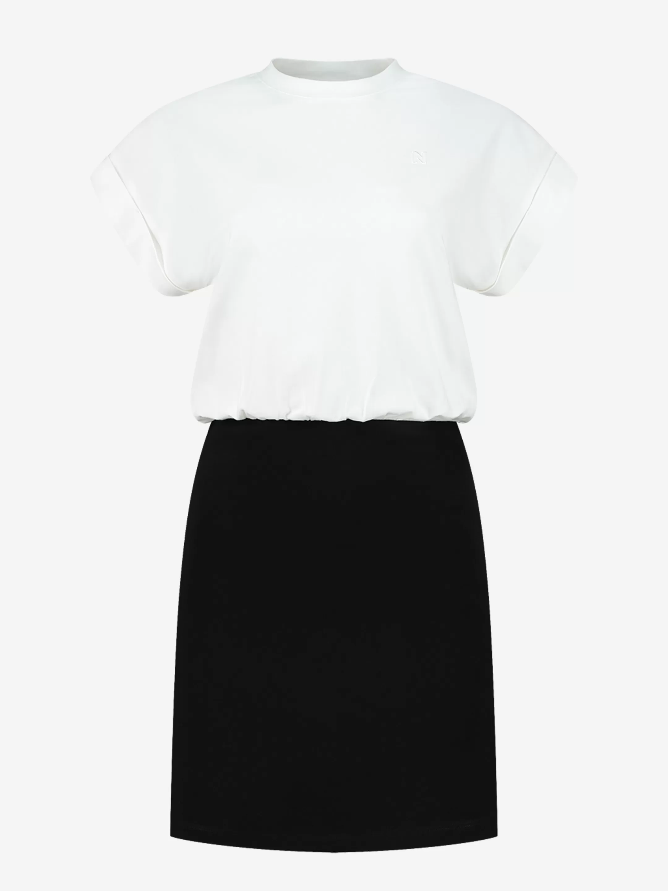 New NIKKIE T-dress with fitted bottom Star White