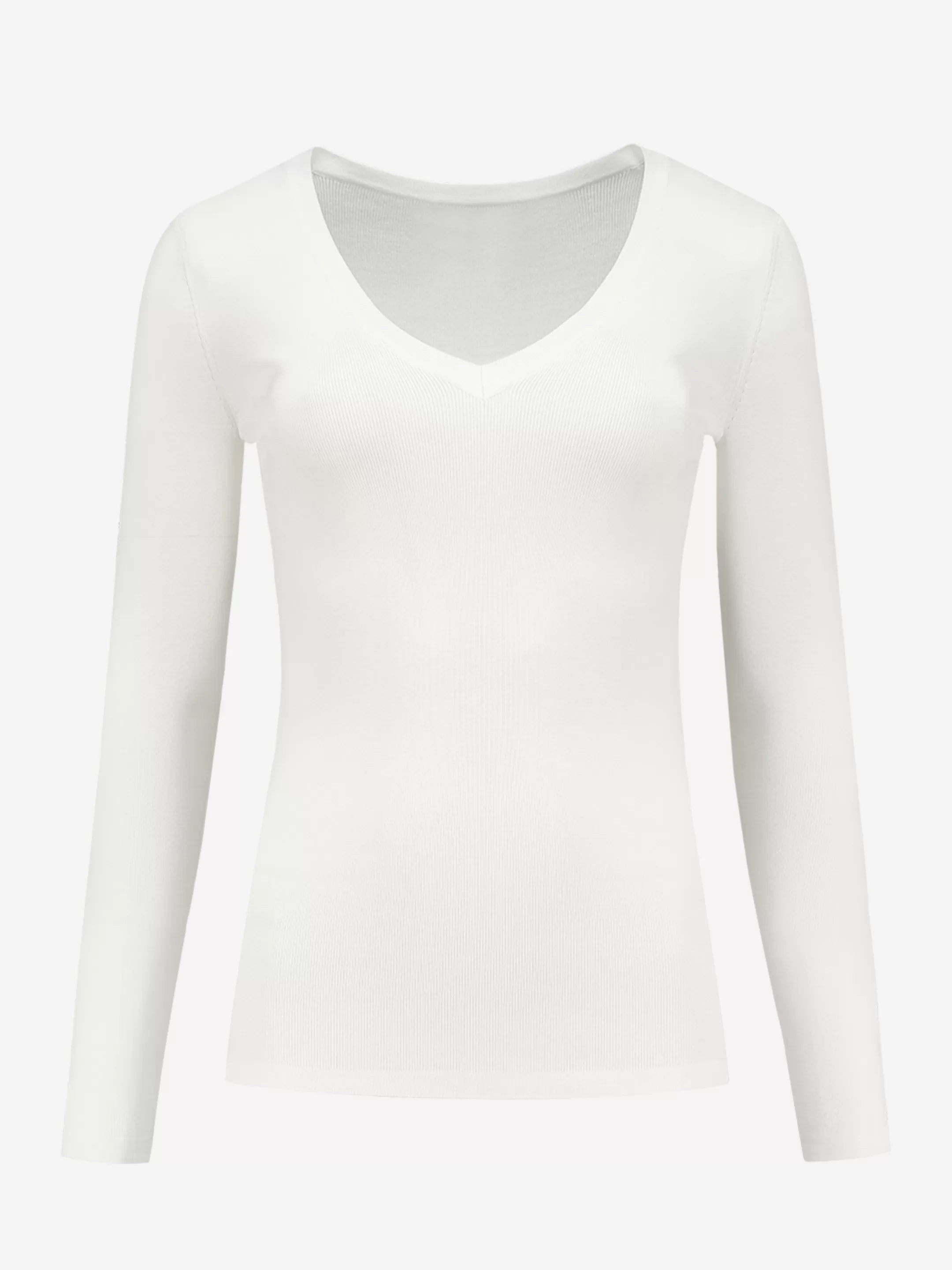 Outlet NIKKIE Tight top with v-neck Off White
