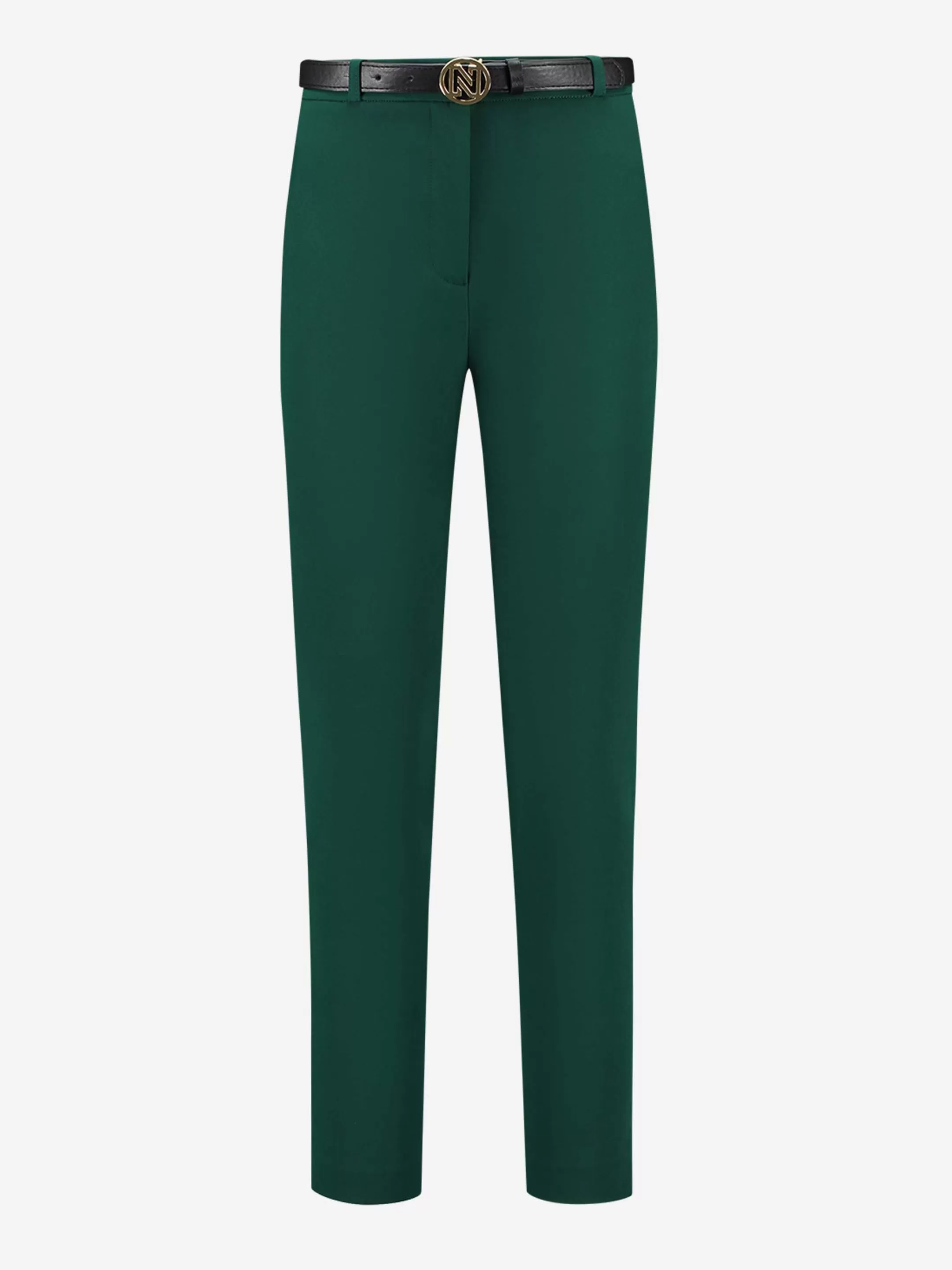Clearance NIKKIE Trousers with belt Evergreen Stripe