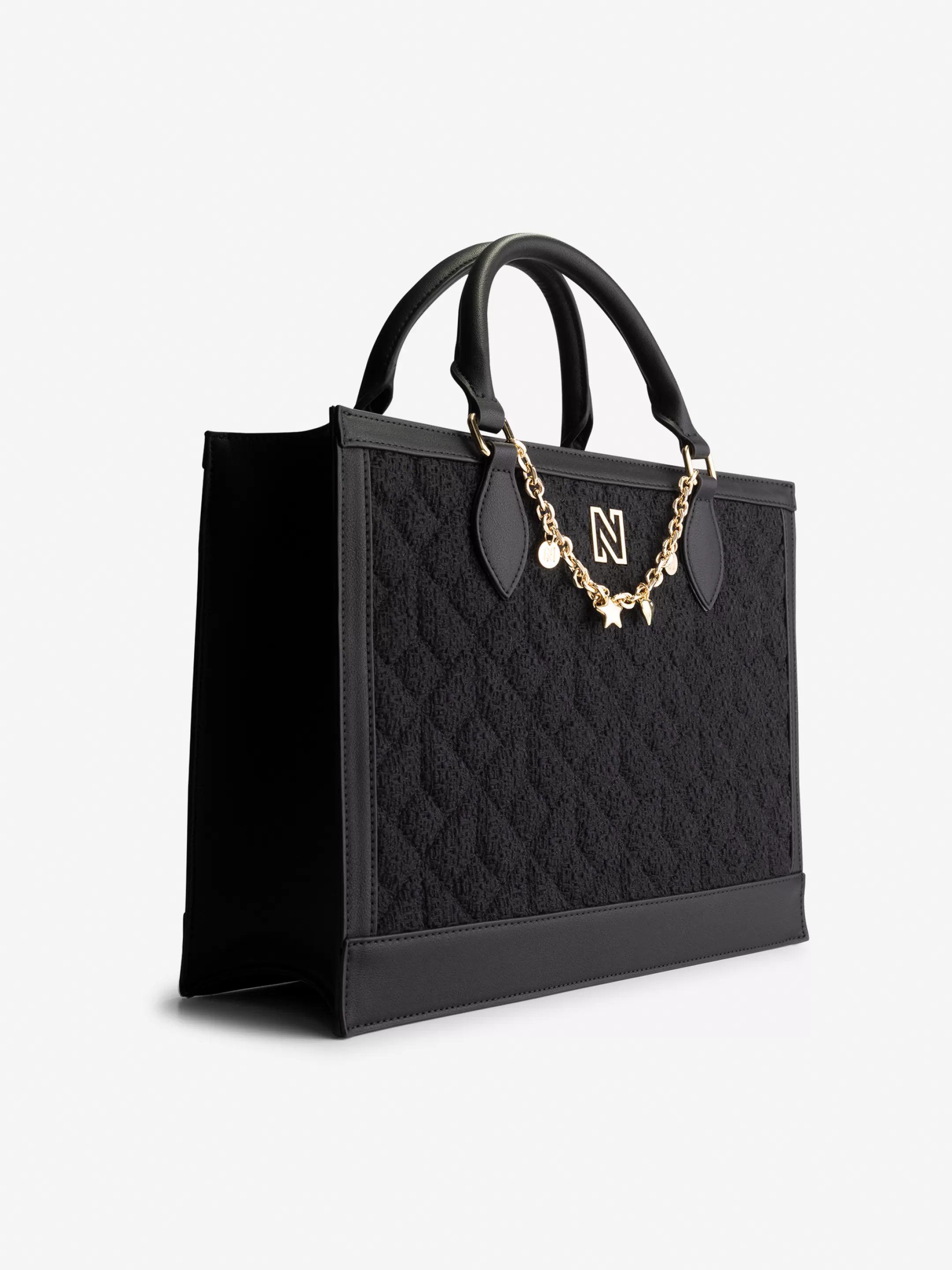 Outlet NIKKIE Tweed shopper Black