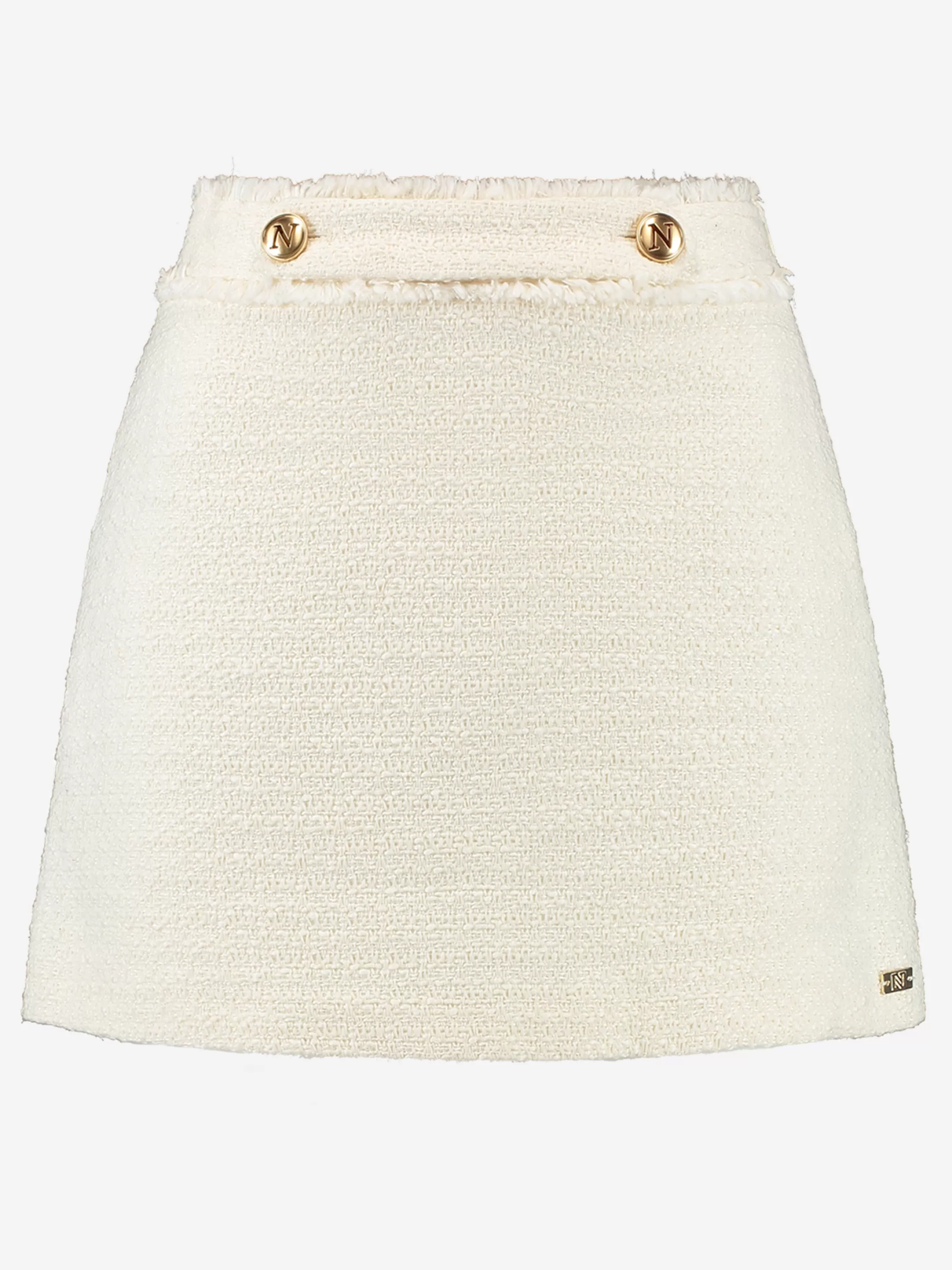 New NIKKIE Tweed skirt Pearl