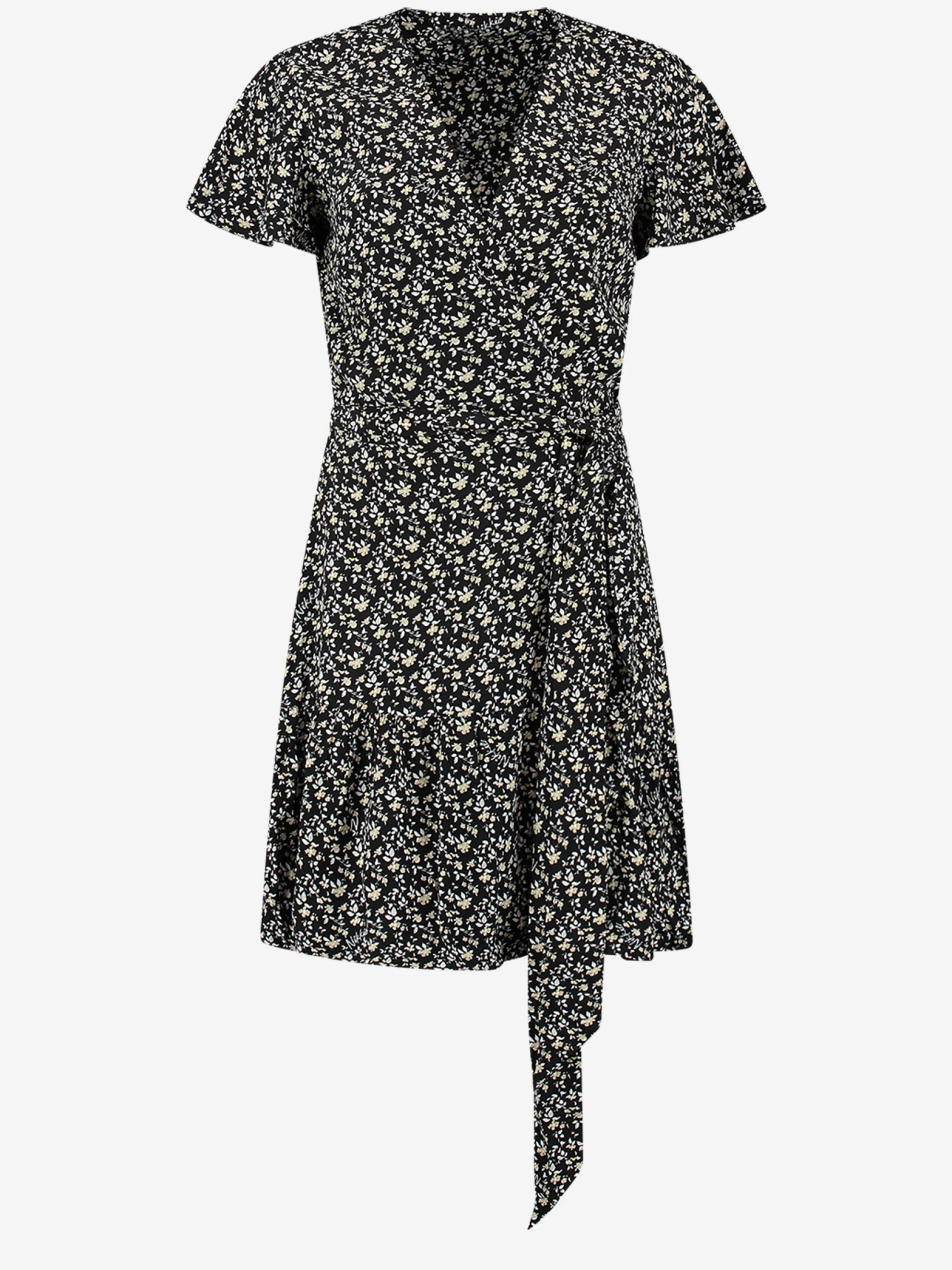 New NIKKIE Wrap dress Multi black